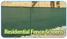 Residential Fence Screens